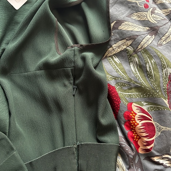 NWT Rent the Runway Outlet sale Carven Forest Green dress - Picture 8 of 10